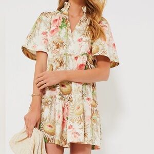 Tuckernuck Sun Faded Floral Crawford Mini Dress